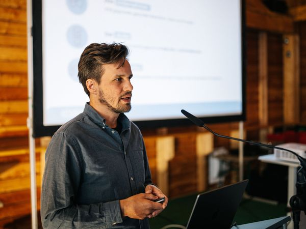 Manuel Mayer von Slube beim Tourismustag Havelland 2024 Manuel Mayer von Slube beim Tourismustag Havelland 2024