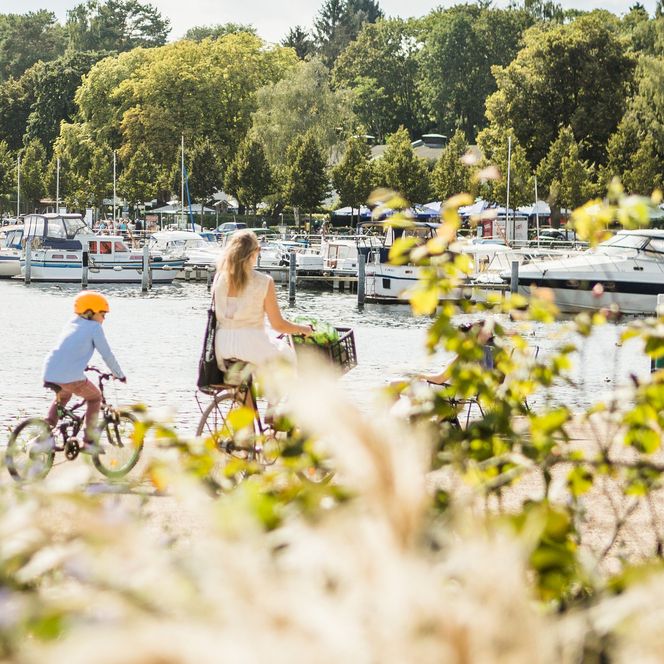Radtour zum Wannsee in Spandau