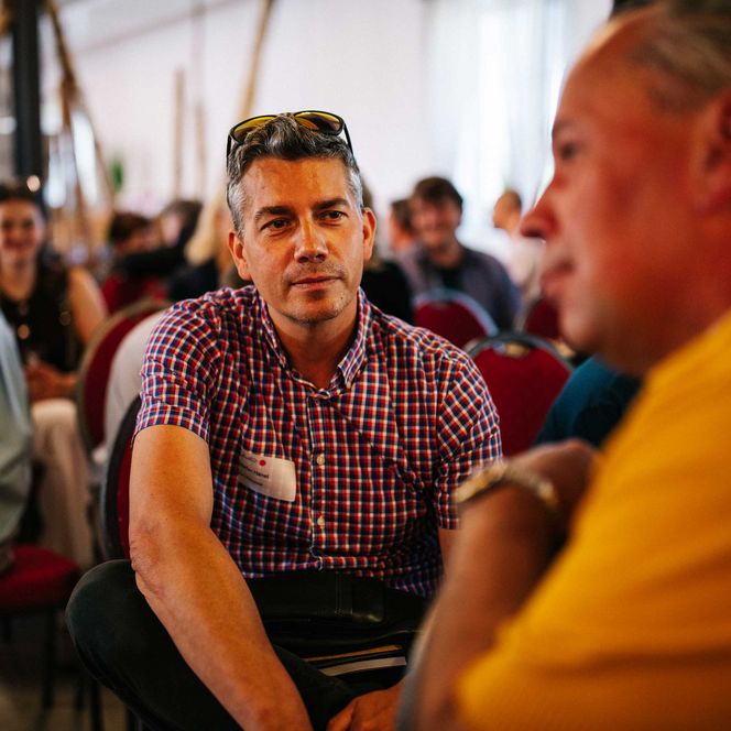 Gäste beim Tourismustag Havelland auf dem Domstiftsgut Mötzow