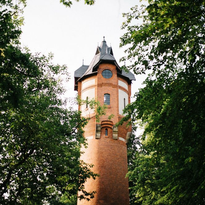 Historischer Wasserturm in der Wilhelmstrasse in Dallgow-Döberitz