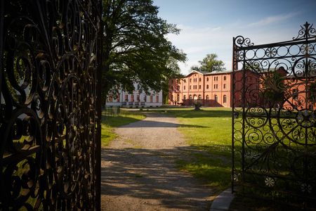 Eingangstor vom Landgut Stober in Groß Behnitz