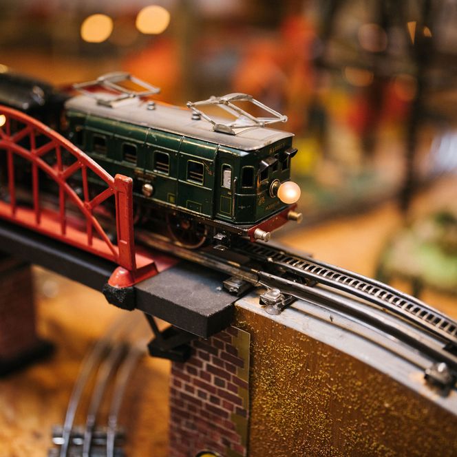 Modelleisenbahn im Spielzeugmuseum Klessen