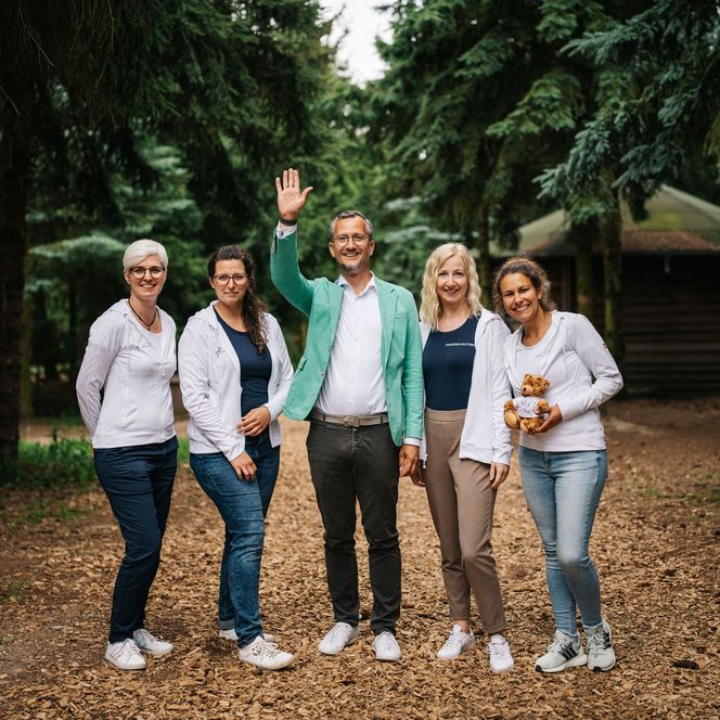 Team beim Tourismustag Havelland 2024 auf dem Werderaner Tannenhof