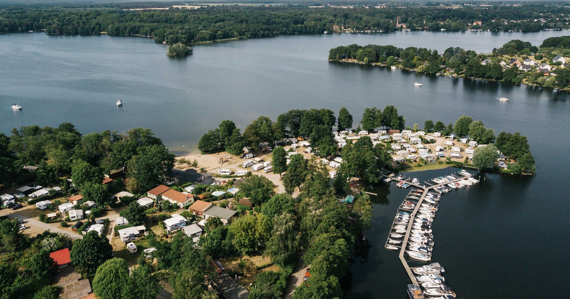 Camping an den Havelseen  Urlaub in Wassernhe