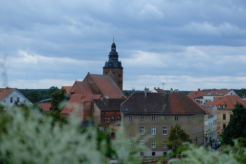 Blick zum Dom der Hansestadt Havelberg