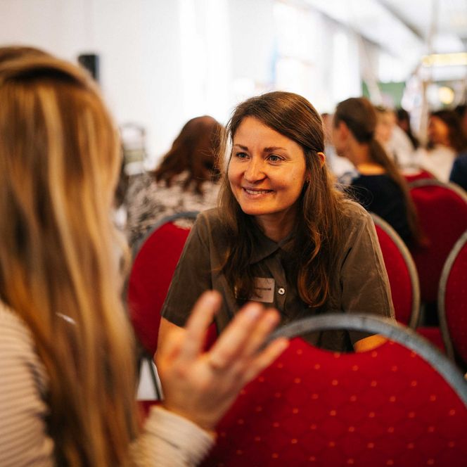 im Gespräch beim Tourismustag Havelland auf dem Domstiftsgut Mötzow