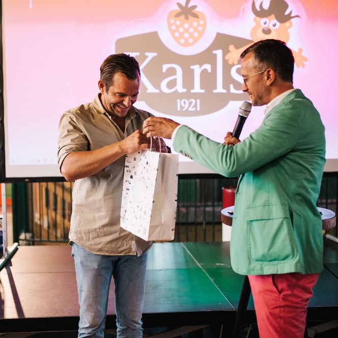 Geschenk zum Tourismustag Havelland 2023 im Karls Erlebnisdorf Elstal