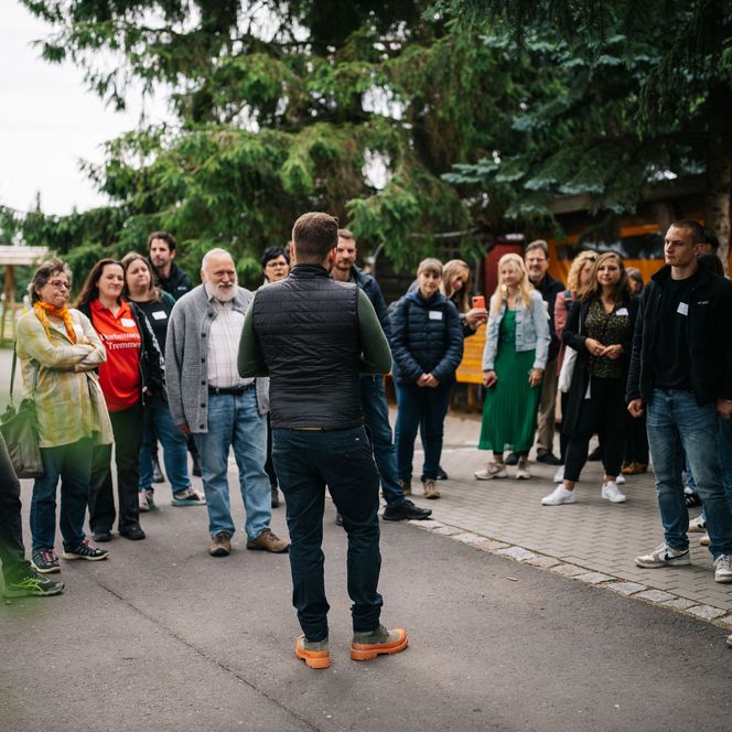 Führung Tourismustag Havelland 2024 auf dem Werderaner Tannenhof