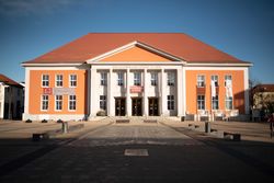 Blick auf das Kulturzentrum Rathenow