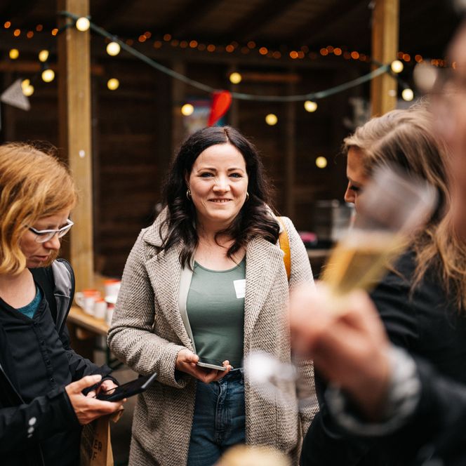 Gespräch Tourismustag Havelland 2024 auf dem Werderaner Tannenhof