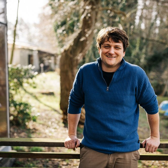 Elias Haisch vom Lehniner Institut für Kunst und Kultur