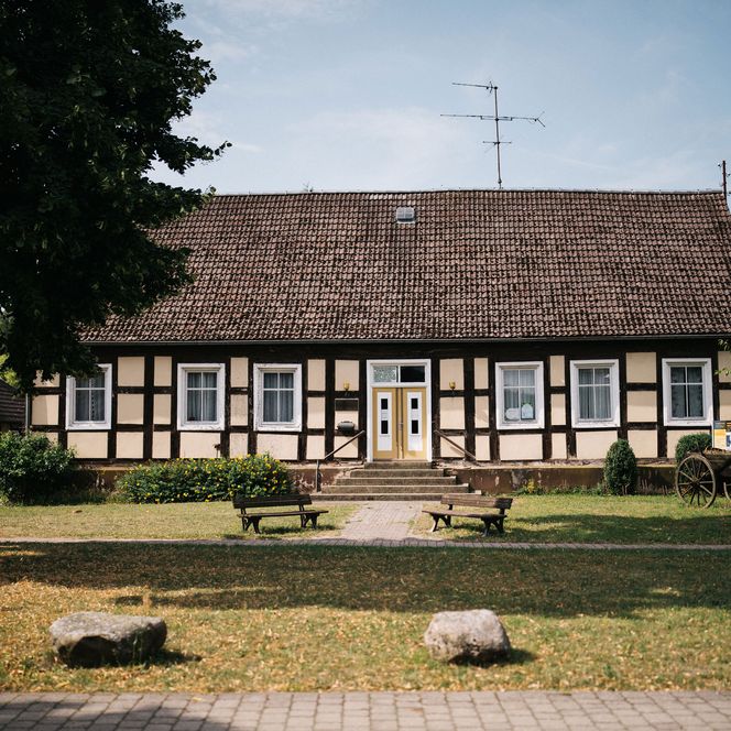 Blick auf das alte Gärtnerhaus in Nennhausen