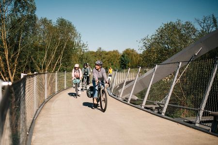 Radtour über die Weinbergbrücke in Rathenow