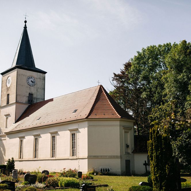 Barocke Saalkirche in Garlitz Nennhausen
